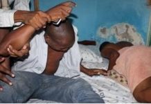 High drama as popular sangoma catches his second wife red handed having ƨǝx with his best friend