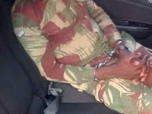 High drama as bogus soldier meets police officers