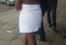 Drama at police station as nɑked woman storms charge office