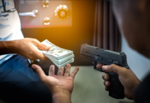 Chaos at shopping centre as gunman pounces on gambler moments after winning US$1 700