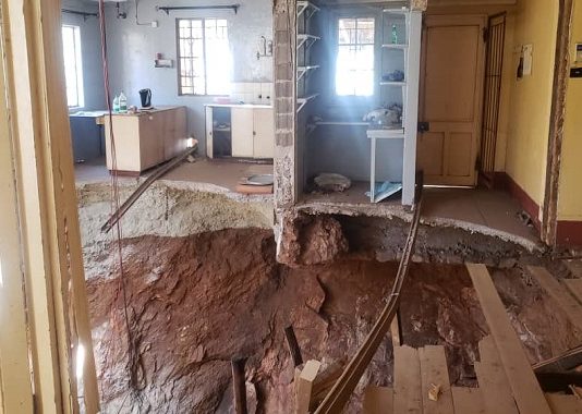 Family cheats death as house ‘sinks’ into massive mining tunnel