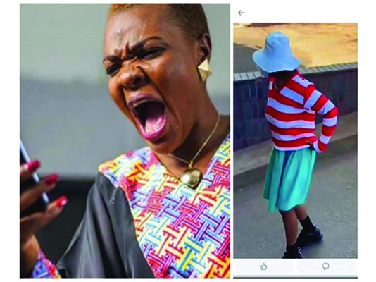 VIDEO: Mai Titi hides her face from cameras as she alights from prison truck while wearing jail garb