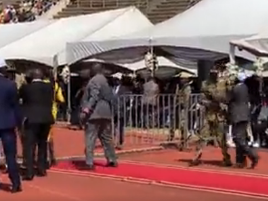 CIO Versus Police: Drama at President ED Mnangagwa’s inauguration (WATCH VIDEO)