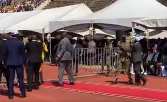 CIO Versus Police: Drama at President ED Mnangagwa’s inauguration (WATCH VIDEO)