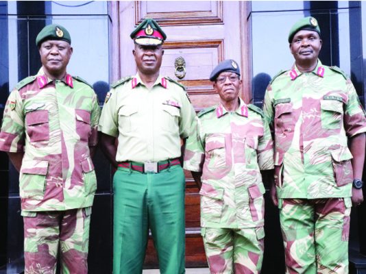 President Mnangagwa promotes 3 ZNA Brigadier-Generals to the rank of Major-General on retirement