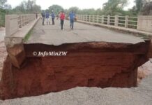 Disaster strikes as massive floods sweep away vital bridge