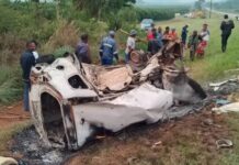 BREAKING: 9 burnt beyond recognition in tragic head-on accident