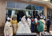 High-profile Guests: President Mnangagwa, Amai Grace Mugabe & ex VP Mphoko attend Chiwenga’s wedding