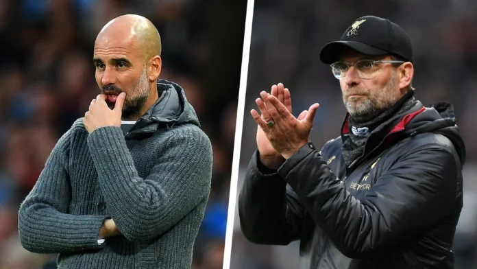 Pep Guardiola vs Jurgen Klopp