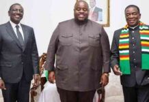 Shock as Wicknell Chivayo overshadows govt officials during state visit by Kenyan President Ruto