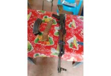 Man hands over AK-47 gun and 28 rounds of ammunition to police