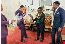 Listening President ED Mnangagwa receives message from Pastor Chris Oyakilome