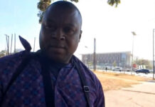 Pardon Gambakwe arrested while filming SADC protests against President Mnangagwa’s leadership (WATCH VIDEO)