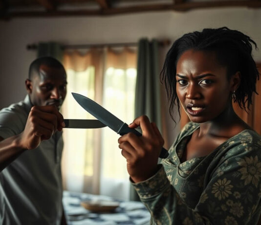 Chitungwiza ‘sugar mama’ stabs cheating Ben 10 for coming home late: Hubby forgives her and blames Satan