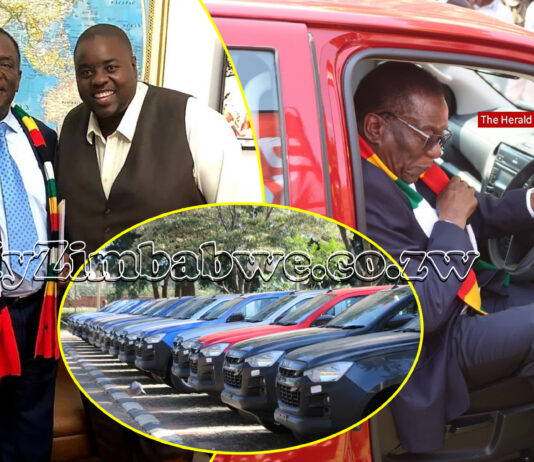 President Mnangagwa and Wicknell Chivayo take turns to dish out cars, ED splashes US$16 million on 318 vehicles
