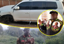 Army General (Rtd) Rujege cheats death after surviving mysterious accident… days after accident killed another military general