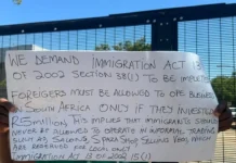 Operation Dudula members declare war on police and government, ban every foreigner from registering a tuckshop, salon, etc in South Africa