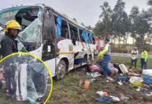 Chipinge School Trip Disaster: Teacher killed, 59 injured in accident as Gold Class bus overturns along Harare-Mutare road