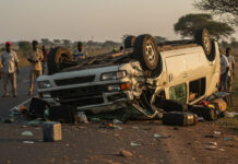 Kombi overturns and kills 2 on the spot in Chivhu as Harare-Masvingo-Beitbridge road death toll rises to 30