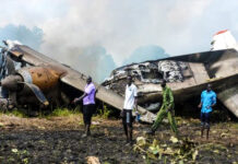 Military plane crash in the residential area kills 46 people including women and children in the country’s deadliest aircraft accident in 20 years (VIDEO)