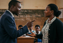 Principal threatens journalists as Roman Catholic’s St Peters Kubatana school teacher fights with parent over lula lula