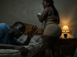 Hubby slaps sex-starved wife multiple times, grabs her by the collar, tears her blouse and removes her trousers