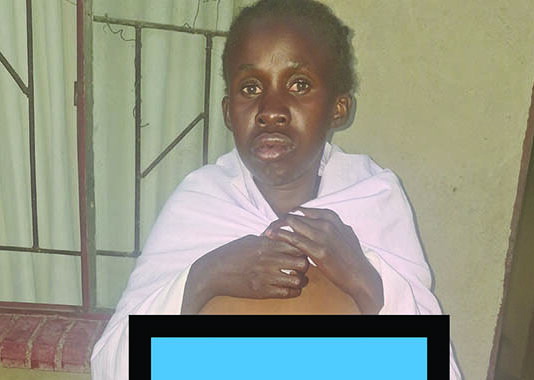 Meet Shamva woman with boobs that are 1 metre long and they are still growing: They release 5 litres of blood!
