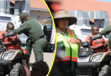 This man is helping illegal foreigners at Beitbridge border post to jump the border and get into South Africa for only R300 per person