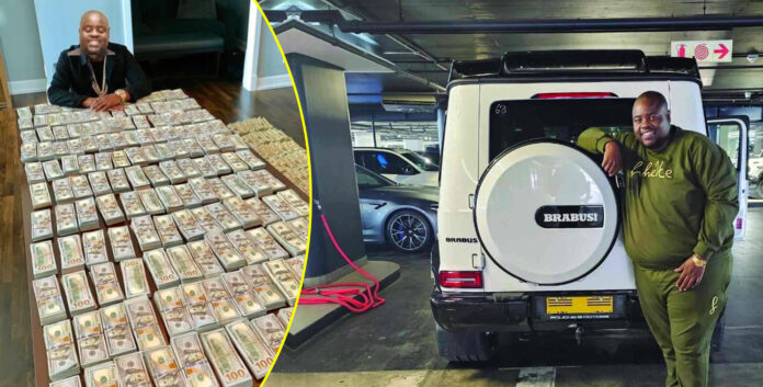 wicknell chivayo lots of cash and brabusi car