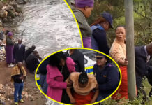 Families of 3 police officers who were found dead in Hennops River perform rituals at the accident scene, give instructions to deceased spirits