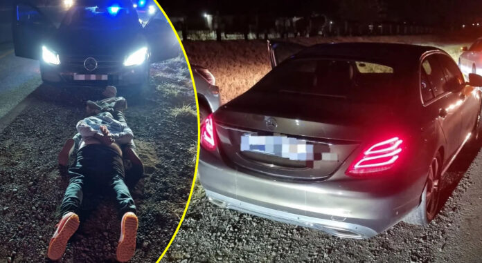 2 men arrested for trying to smuggle stolen benz to zimbabwe