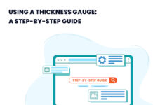 In-depth inspection of the car’s paintwork after an accident using a thickness gauge