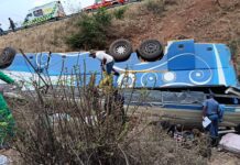 Families of 42 people killed in a overloaded and speeding cross-border bus crash breathe fire… Manager caught lying!