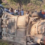 10 people killed in overloaded Honda Fit mushikashika and Haulage truck head-on accident