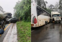Cross-Border bus carrying scores of Zimbabweans involved in pile-up accident near Makhado in South Africa