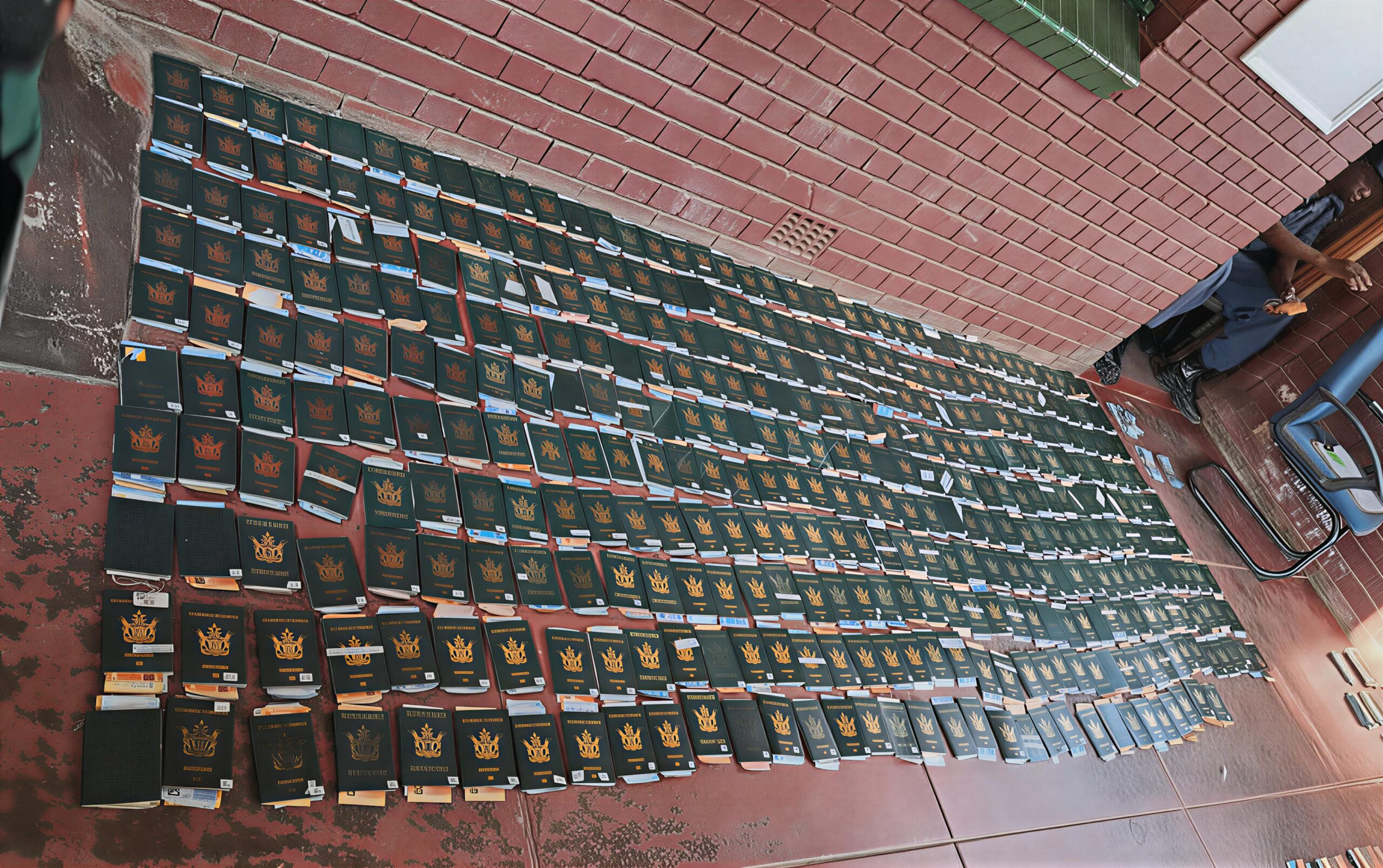 Undocumented Zimbabwean man arrested in South Africa with over 500 passports plus lots of cash (SEE PICS)