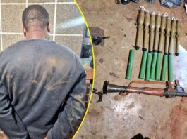 Zama Zama foreigner found with military-grade explosives and RPG-7 rocket-propelled grenade launcher