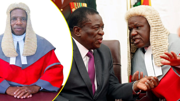 Justice Never Katiyo, president mnangagwa, chief justice luke malaba