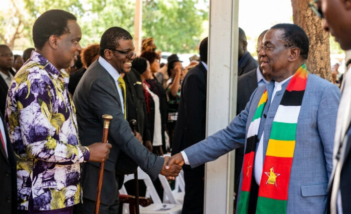 Mnangagwa and Sengezo Tshabangu golden handshake