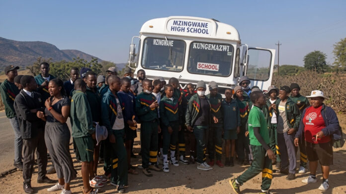 mzingwane high school bus students