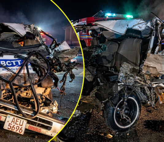 1 person killed, 16 fighting for life in kombi accident: ‘They were screaming after being crashed by a 7-tonne truck’ (PICS)