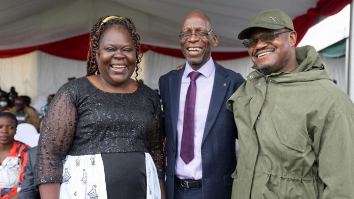 linda masasira, lovemore madhuku and nick mangwana