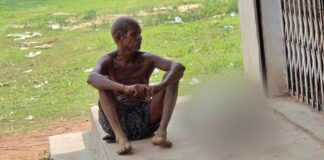 Drama as man takes his sister’s skeleton to a bank to prove that she is dead (PICS)