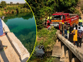 8 people killed on the spot in deadly accident as Toyota Hiace kombi plunges into a river