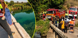 8 people killed on the spot in deadly accident as Toyota Hiace kombi plunges into a river