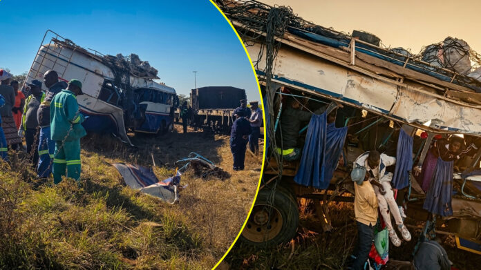 chiredzi bus and train accident chikombedzi-masvingo trip