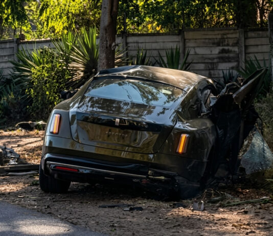The Mysterious Rolls-Royce Accident: Collins Mnangagwa involved in “Ginimbi-style” Rolls-Royce crash soon after his Belarus trip