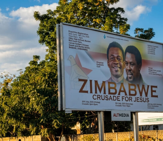Nasty fight over Prophet TB Joshua’s face in Zimbabwe