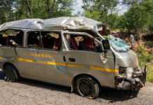 2 people die on the spot, 9 injured as kombi overturns in another bloody accident