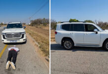 Fake mbinga (46) caught and arrested while smuggling stolen R2.2 million Toyota Land Cruiser ZX to Zimbabwe